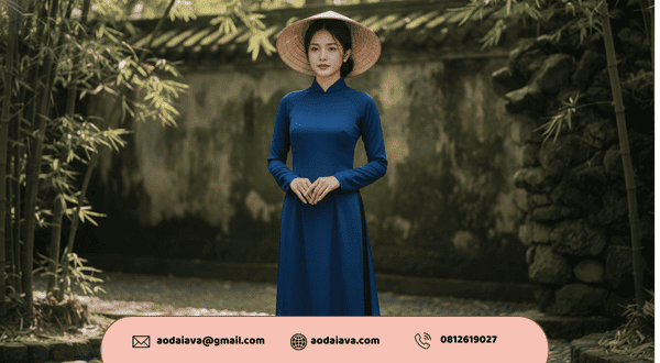 CÁo dài trơn một màu trong các mẫu áo dài đơn giản của áo dài AVA